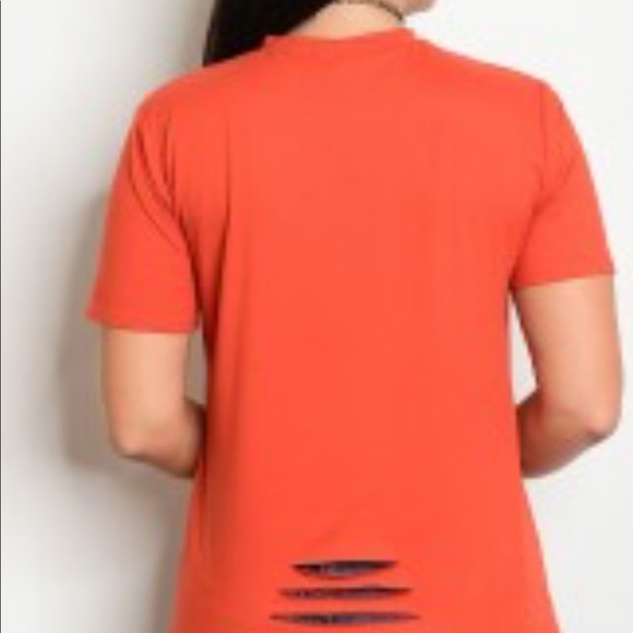 RUST PLUS SIZE TOP - Picture 3 of 3